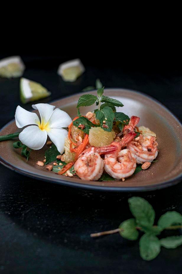 Shrimp and Chicken Grapefruit Salad